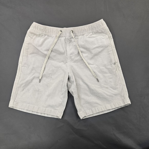 Vuori Other - Vuori Corduroy Shorts Mens Medium Elastic Waist Drawstring Casual Grey *Read*
